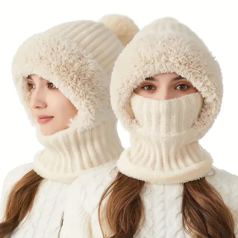 Women's Knitted Hat In Autumn And Winter