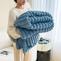 Thickened luxurious plush nap blanket