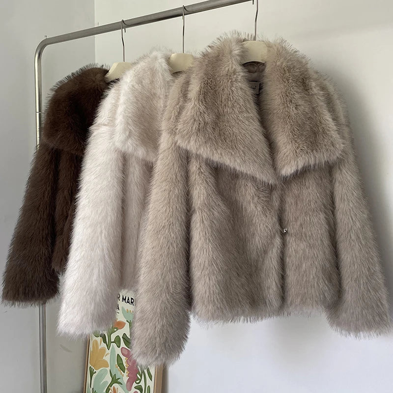 Ivy Luxury Faux Fur Jacket