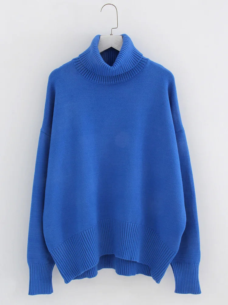 Jade Turtleneck Knit Sweater