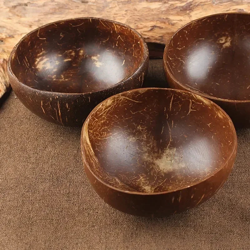 Natural Coconut Bowl & Spoon 100% Natural