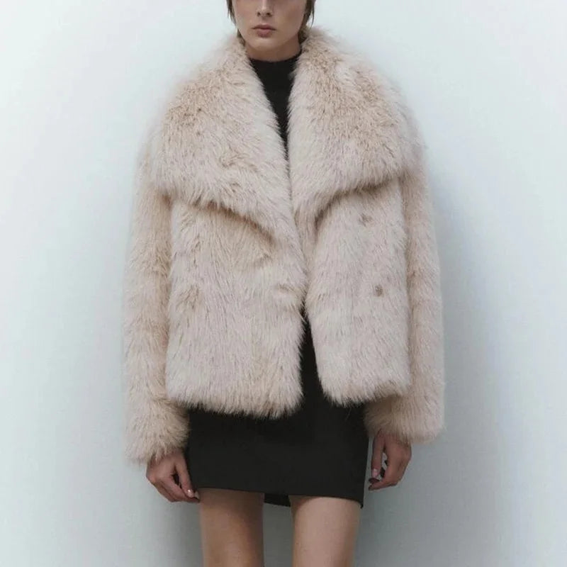 Ivy Luxury Faux Fur Jacket