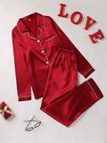 Long Sleeve Set of Luxury Sleepwear