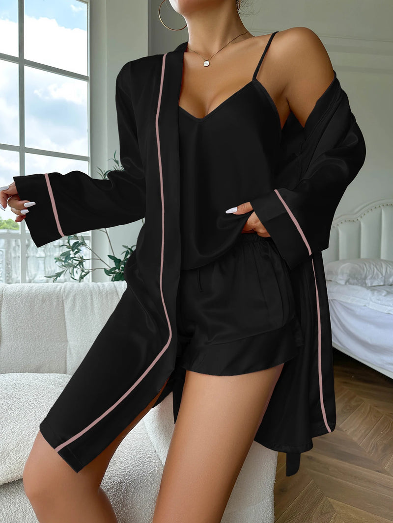 Luxury Set Sexy Long Sleeve Sleepwear