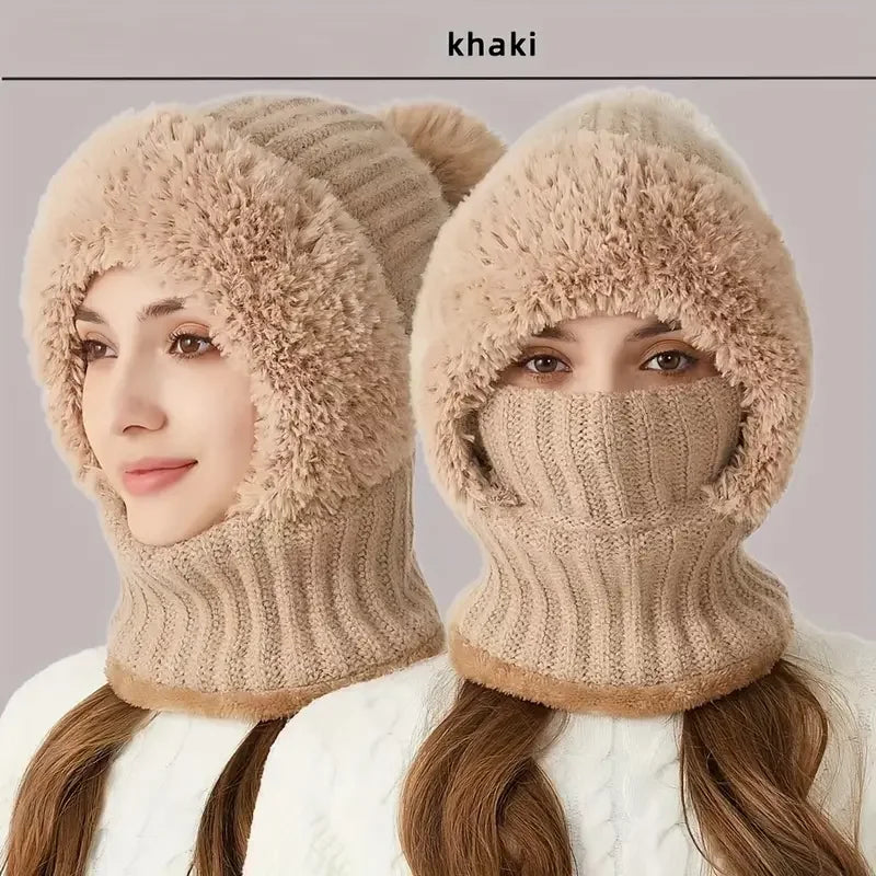 Women's Knitted Hat In Autumn And Winter