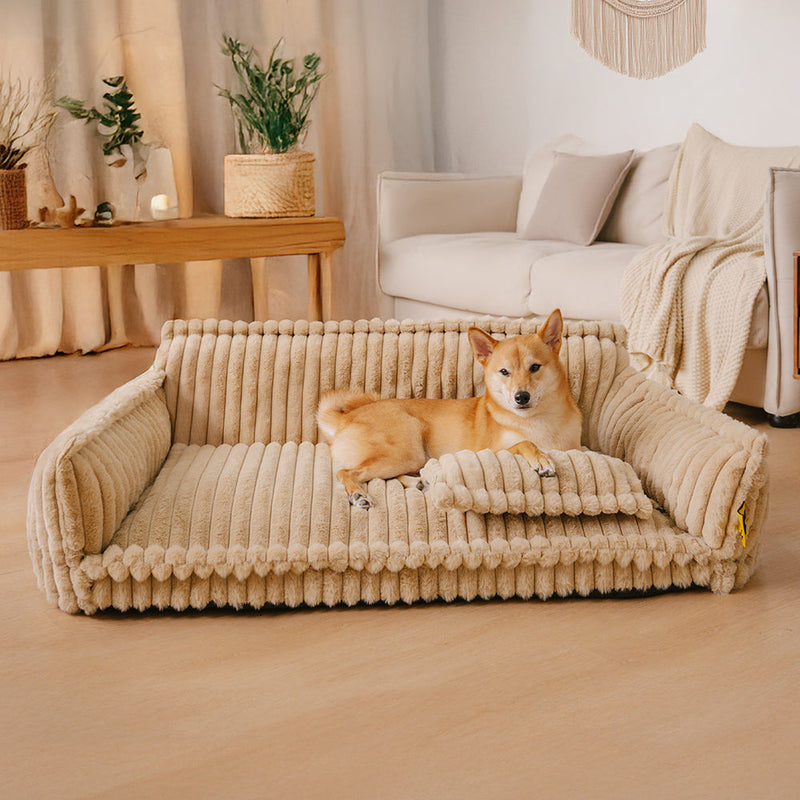 Dog Sofa Bed-Snoozy Dream - Orthopedic Soft Dog Pillow